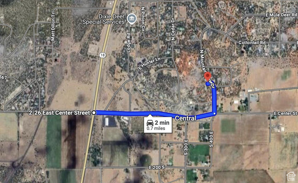 Map location