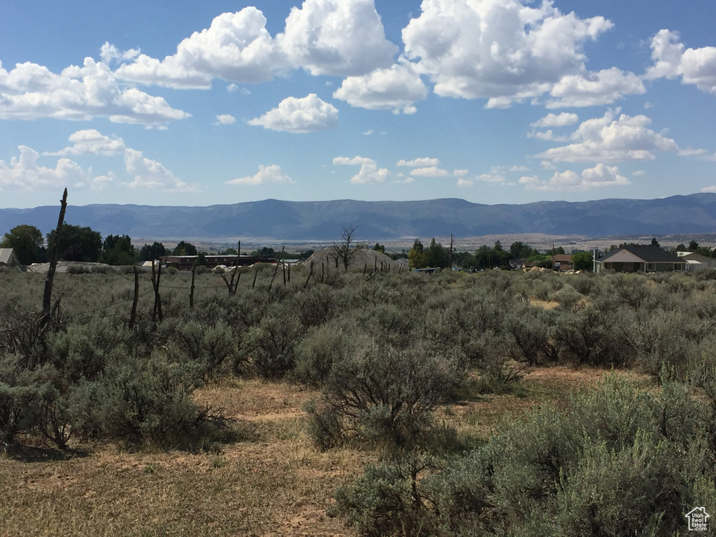 View of mountain feature featuring a rural view