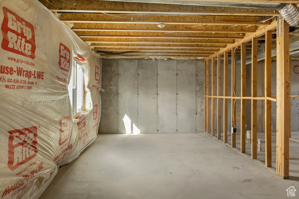 View of basement