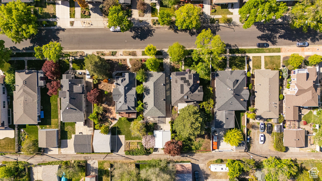 Drone / aerial view featuring a residential view