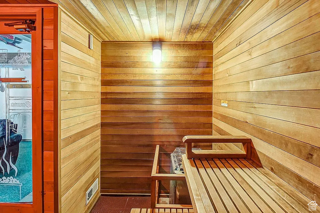 View of sauna