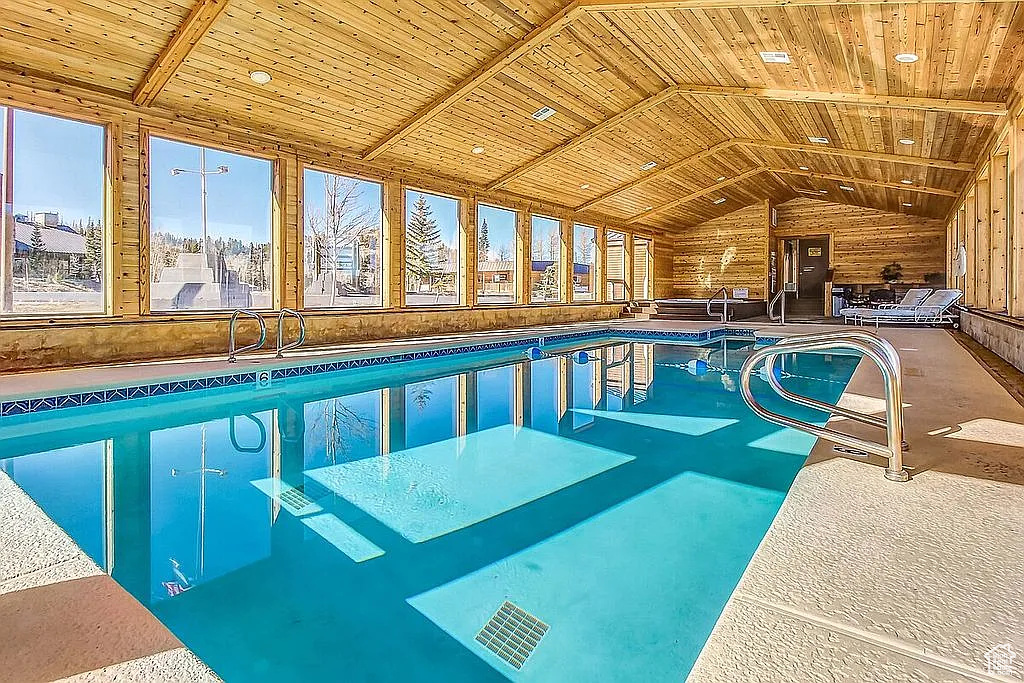 View of indoor pool
