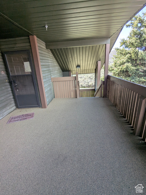 View of patio
