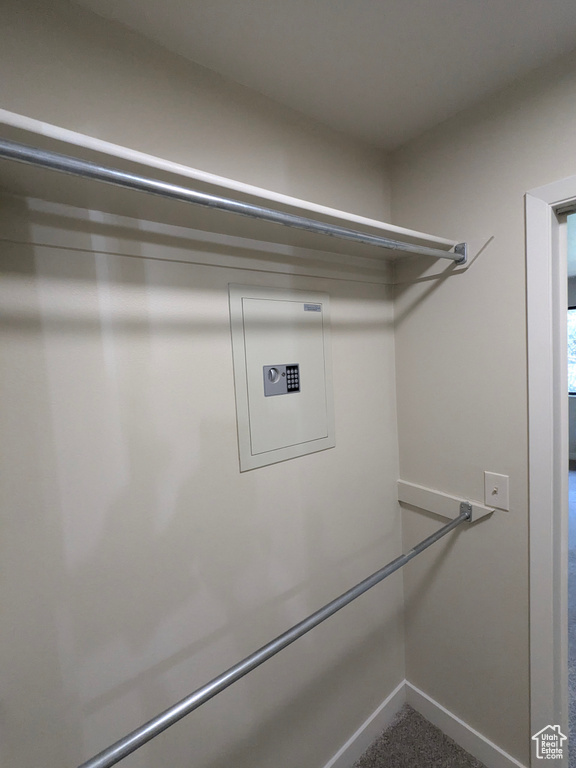 View of spacious closet