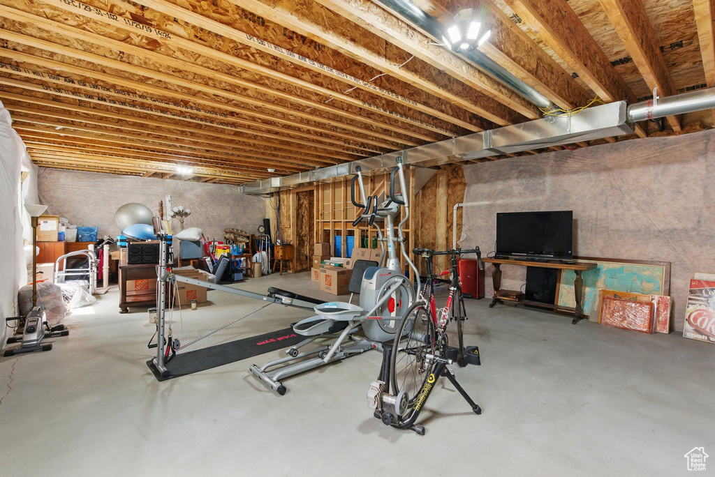 View of workout room