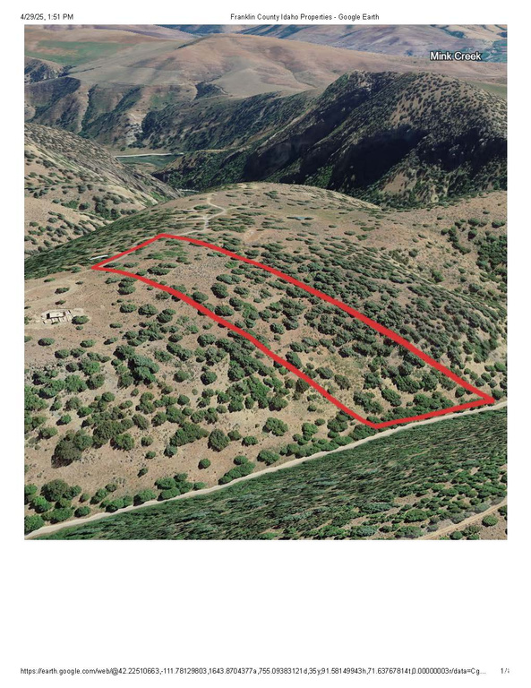 Bird's eye view featuring a mountain view