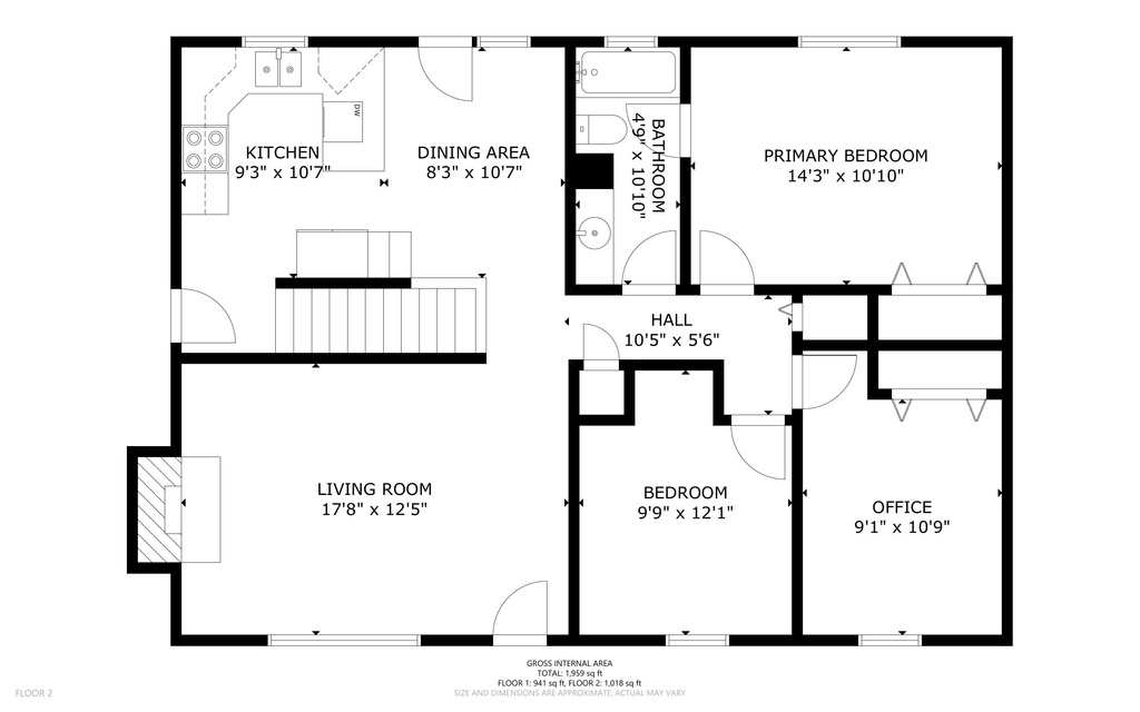 View of layout