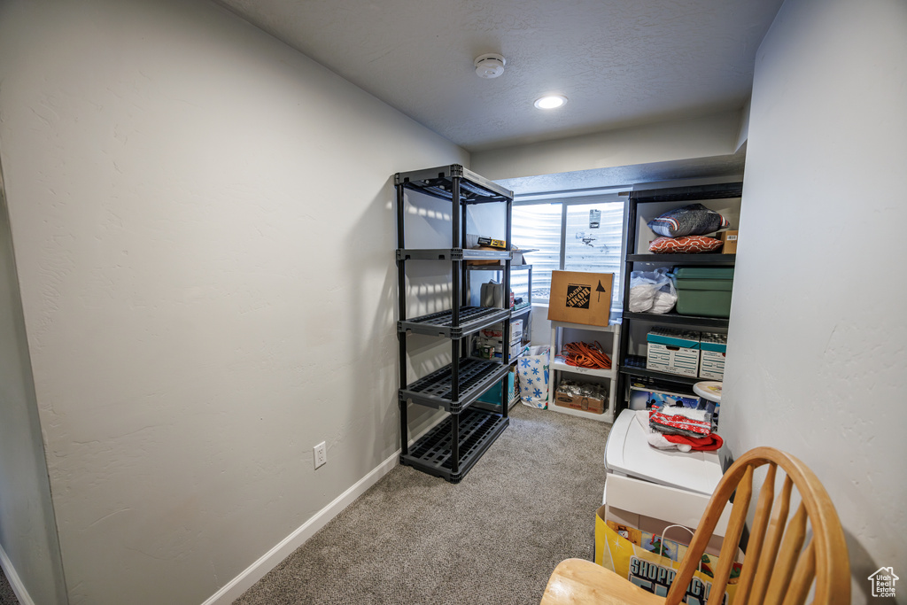 View of storage area