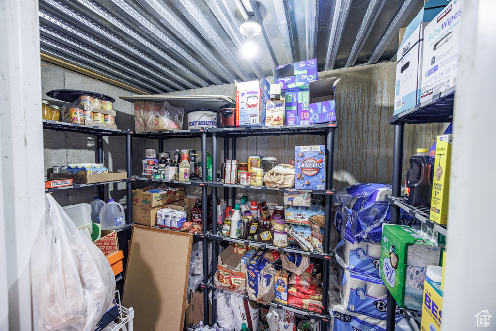 View of storage room