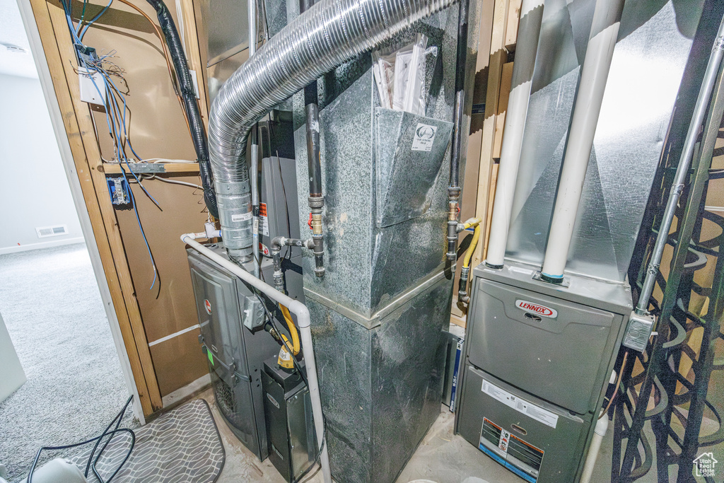 View of utility room