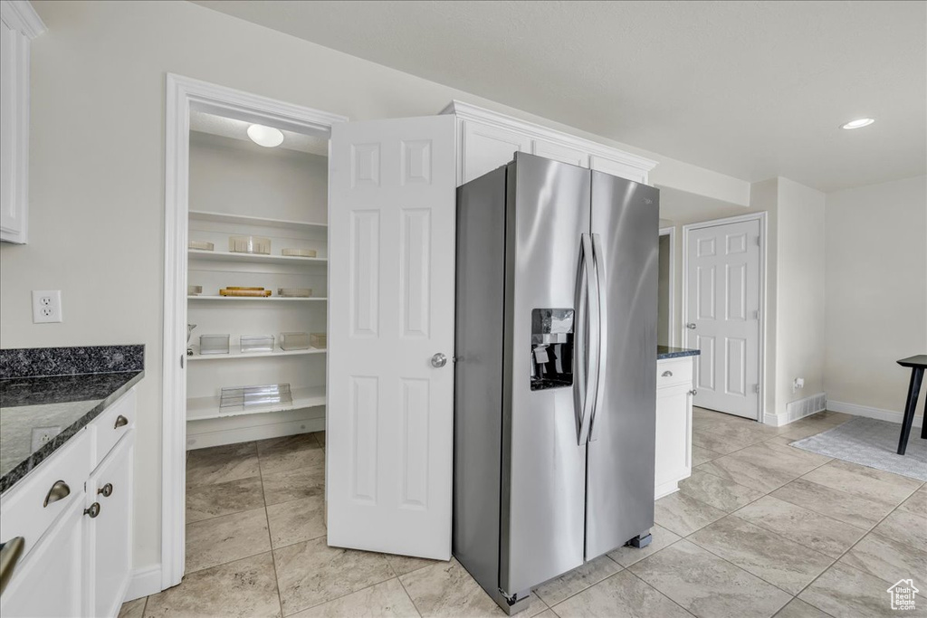 Pantry with visible vents
