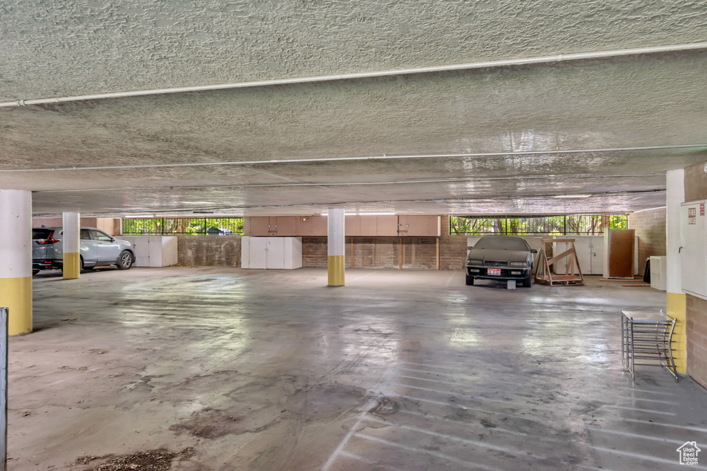View of parking garage