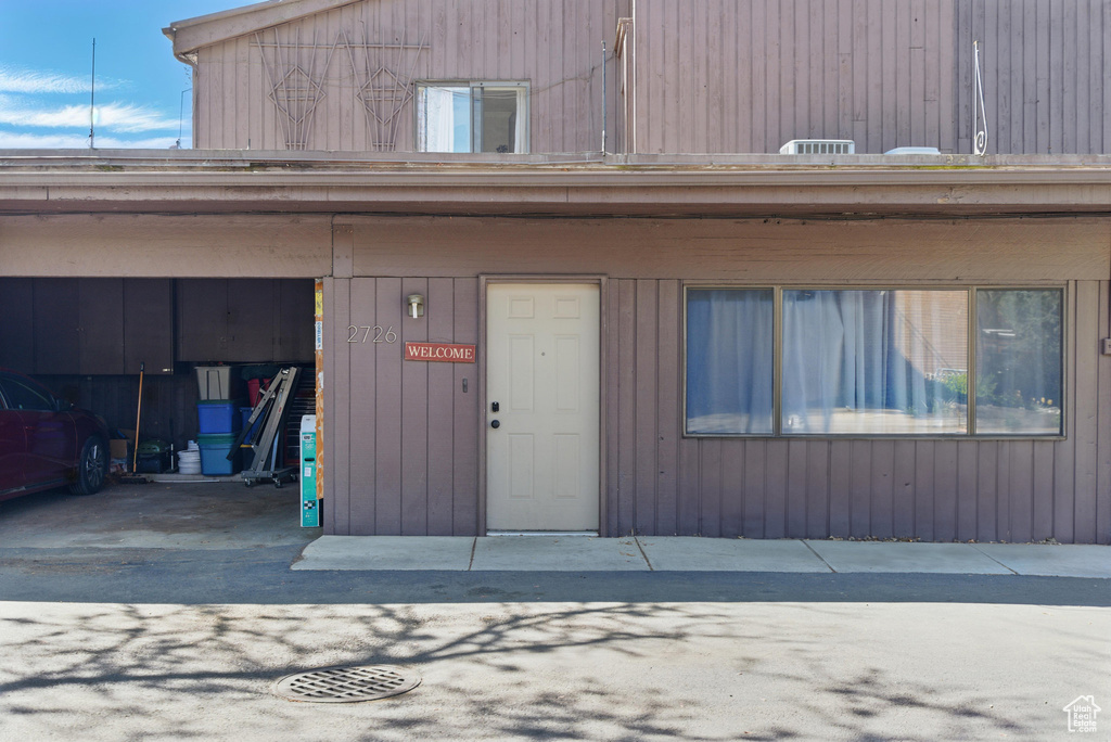 View of entrance to property