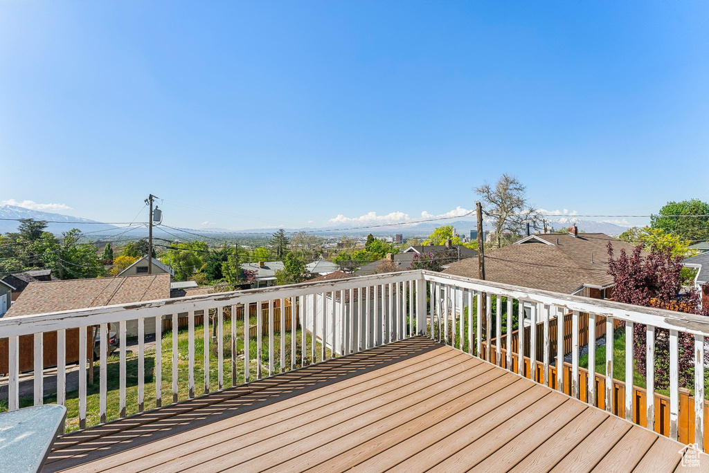 View of deck