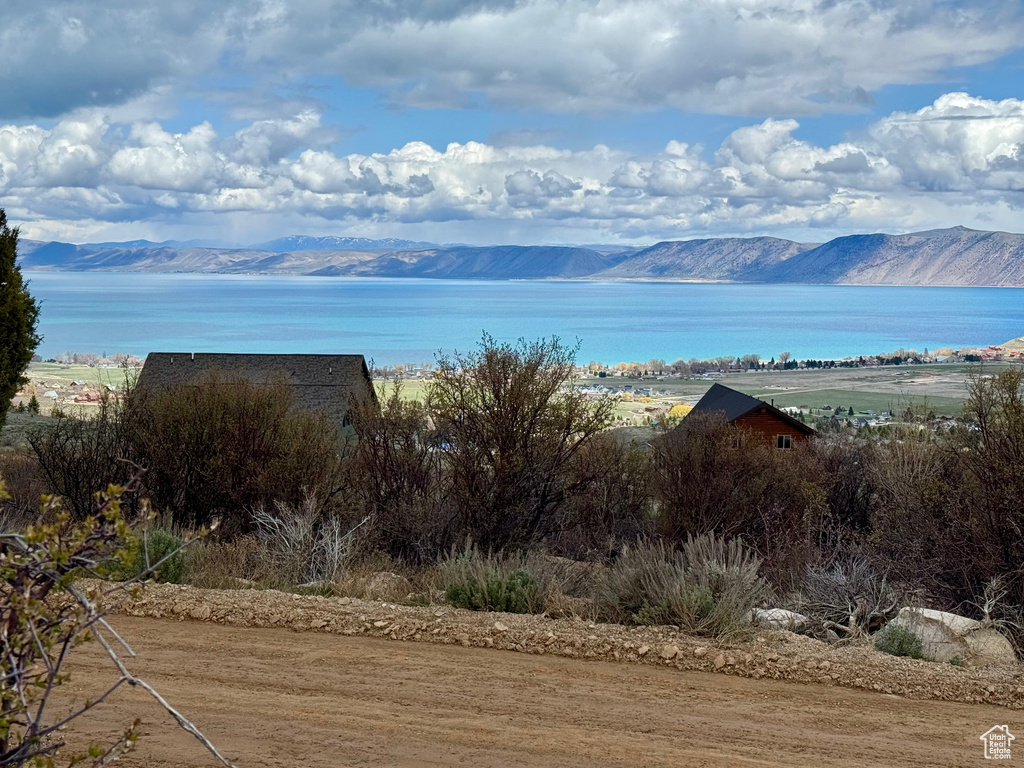 Property view of water featuring a mountain view