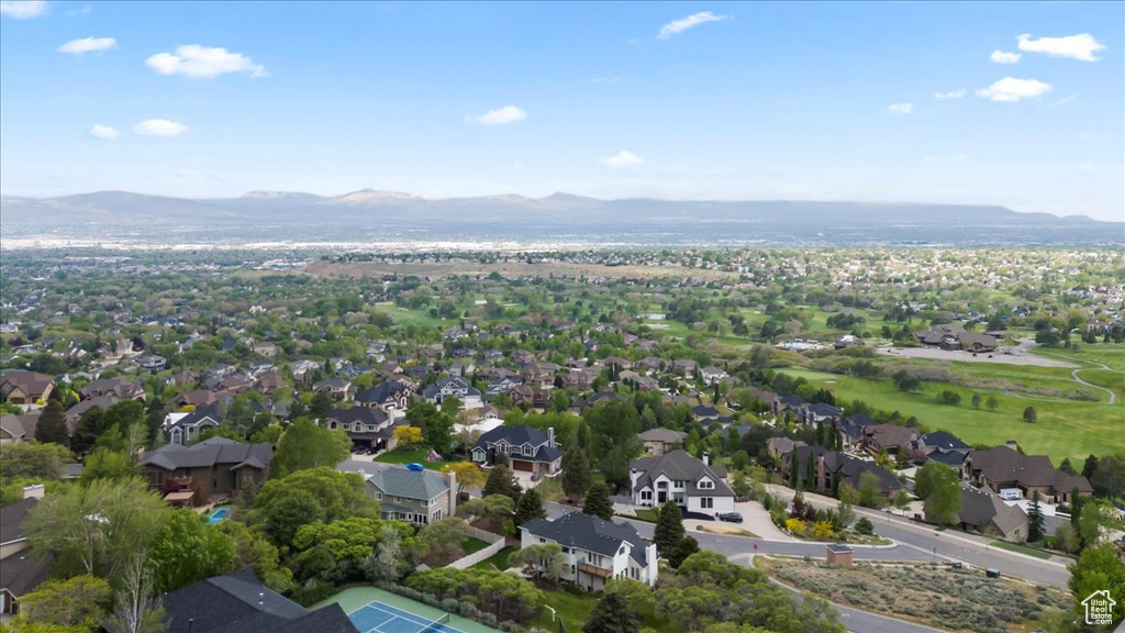 Bird\\\\\\\'s eye view featuring a mountain view and a residential view