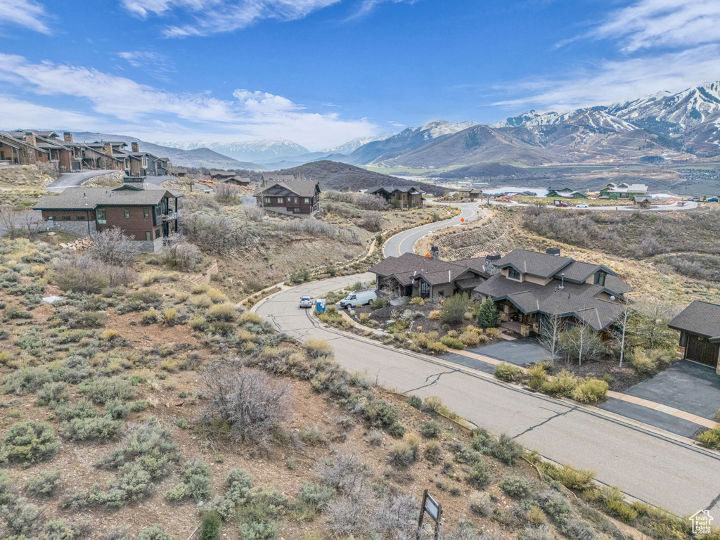 View of mountain feature featuring a residential view