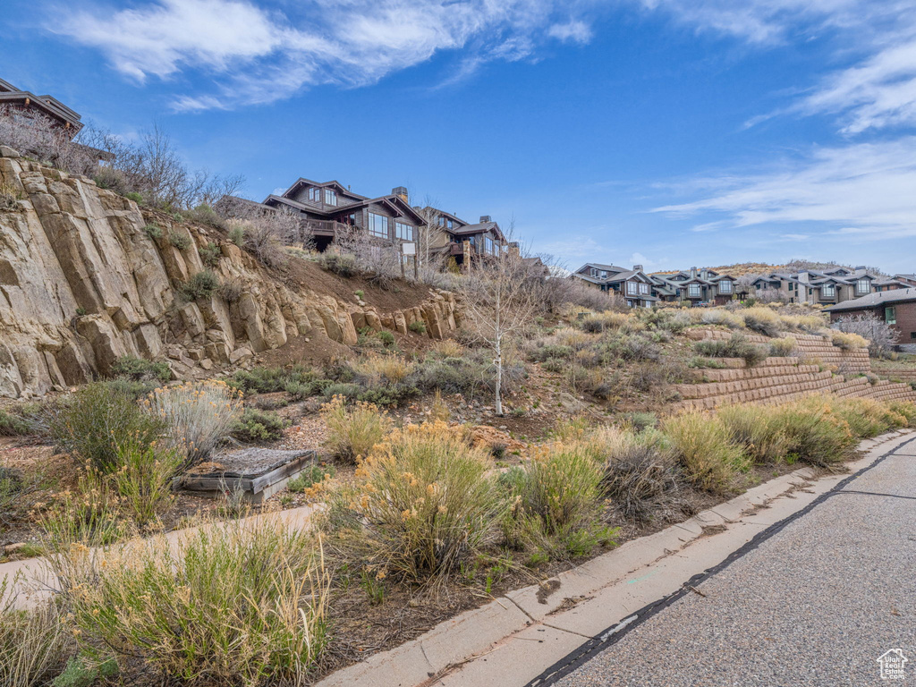 View of mountain feature featuring a residential view