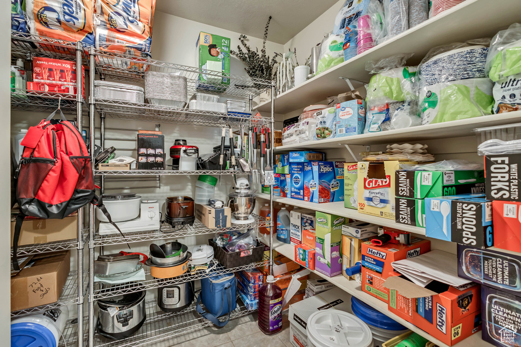 View of storage area