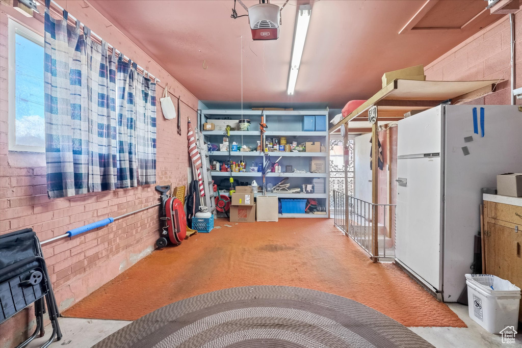 View of storage area
