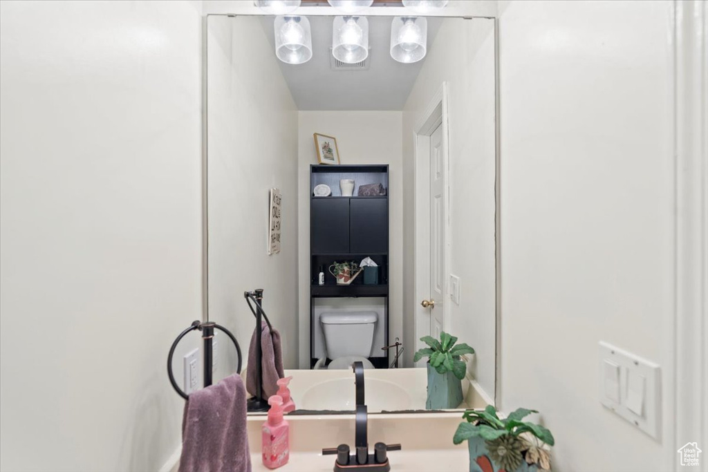 Bathroom with toilet