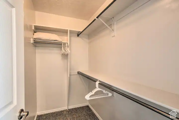 View of spacious closet