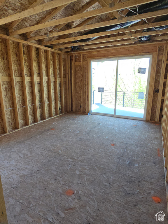 View of misc room