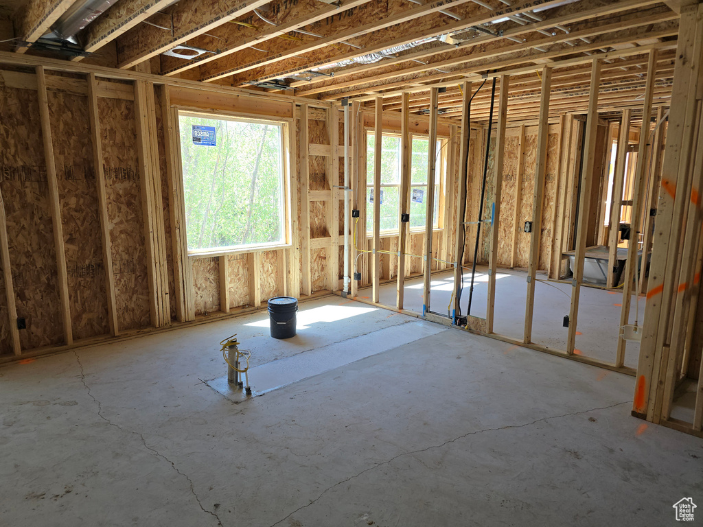 Miscellaneous room featuring a wealth of natural light