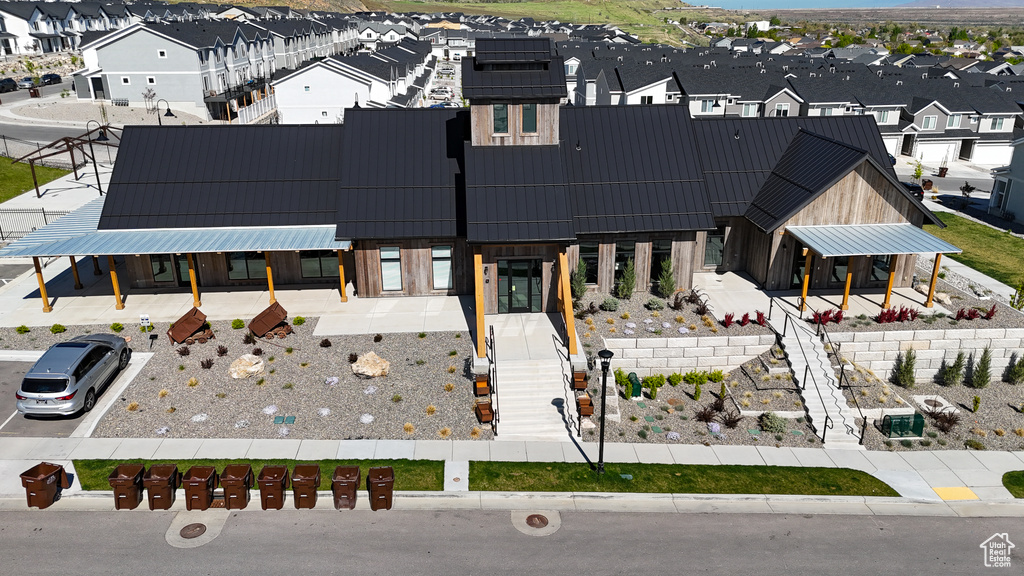 Drone / aerial view featuring a residential view