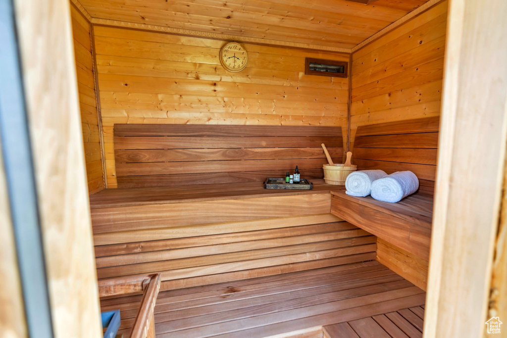 View of sauna