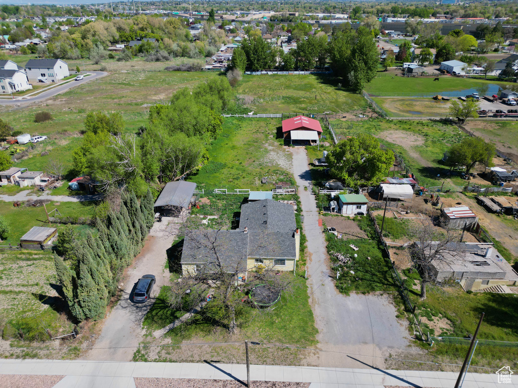 Aerial view featuring a residential view