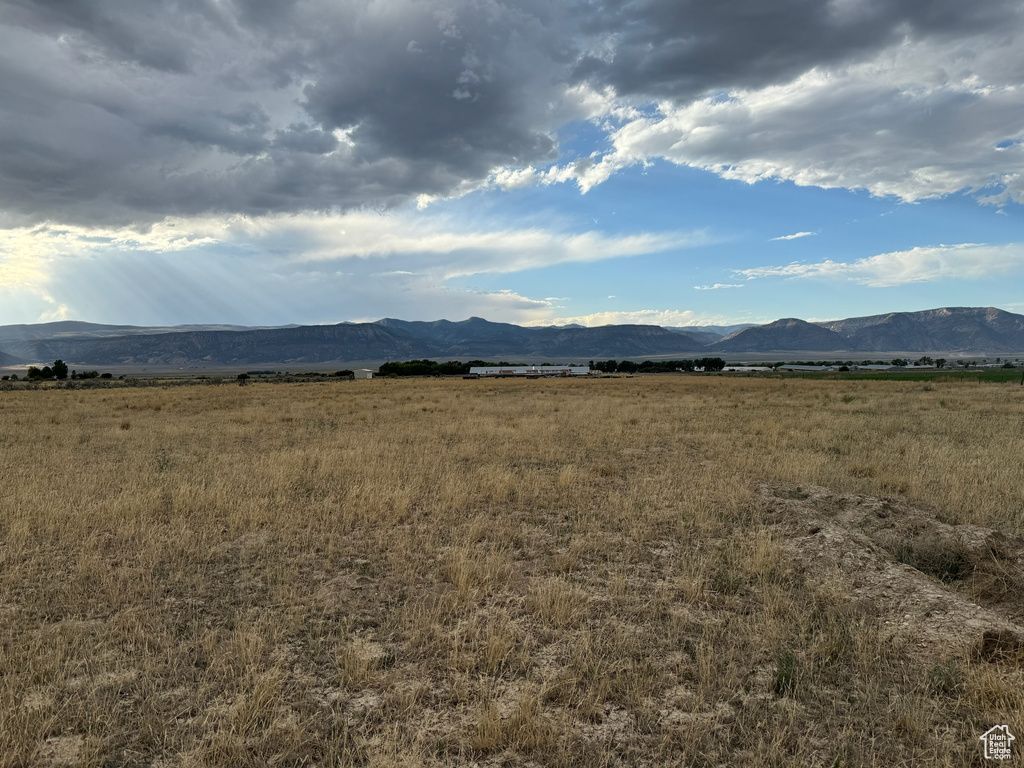 Mountain view with a rural view