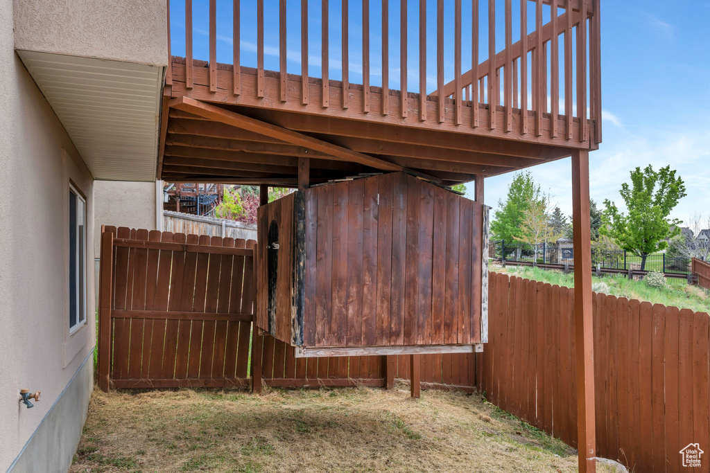 View of patio / terrace with fence