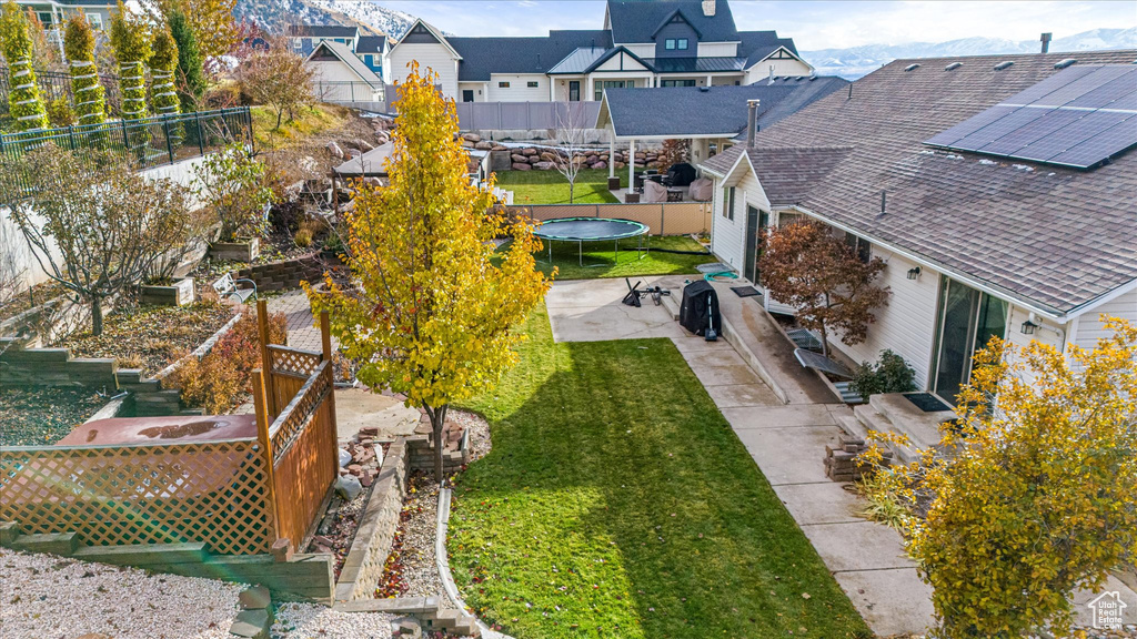 Drone / aerial view featuring a residential view