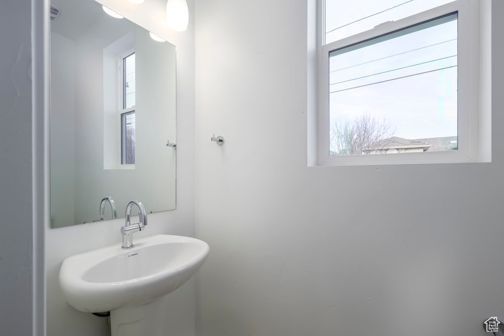 Bathroom featuring a sink