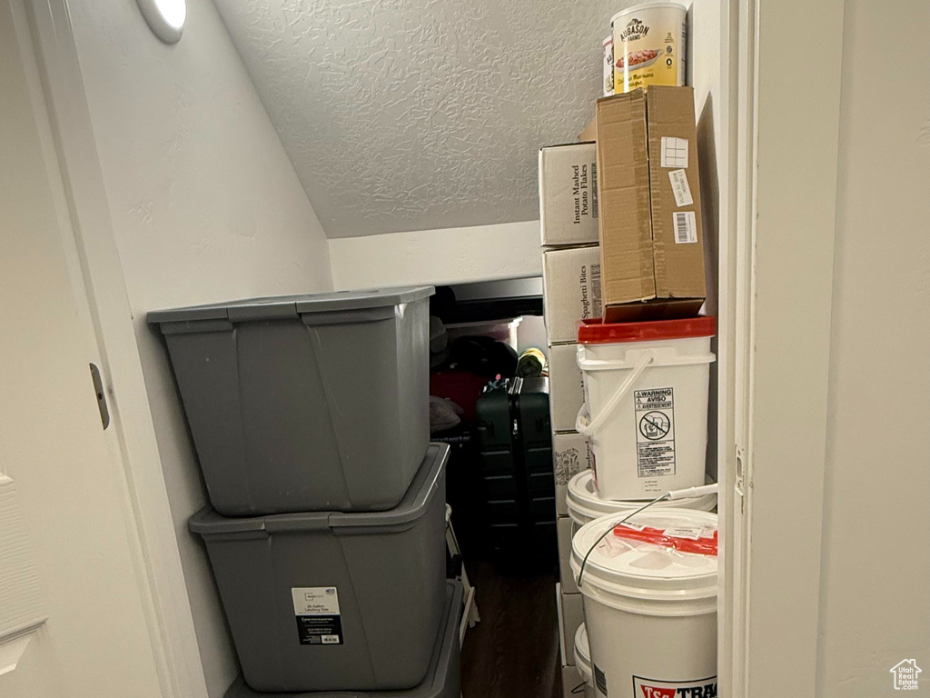 View of storage room