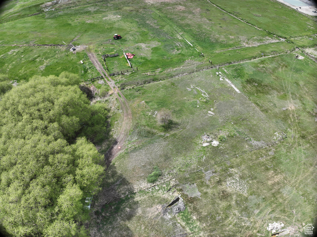 Bird's eye view with a rural view