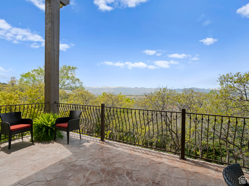 View of patio