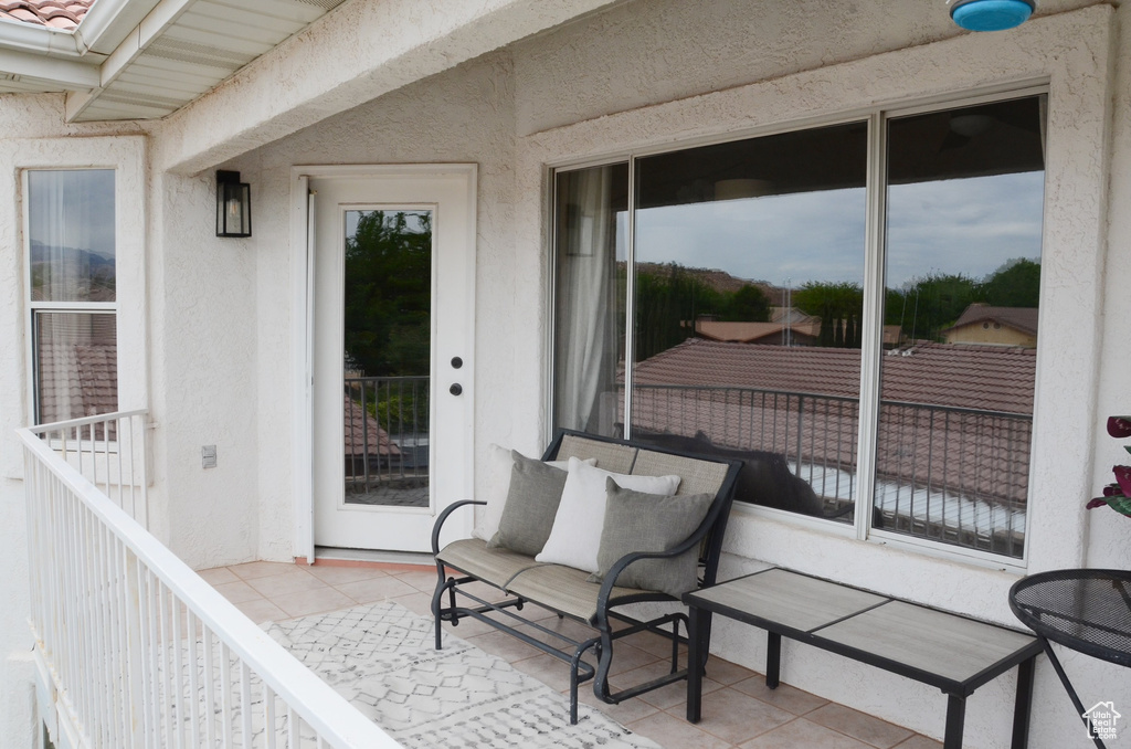 View of patio
