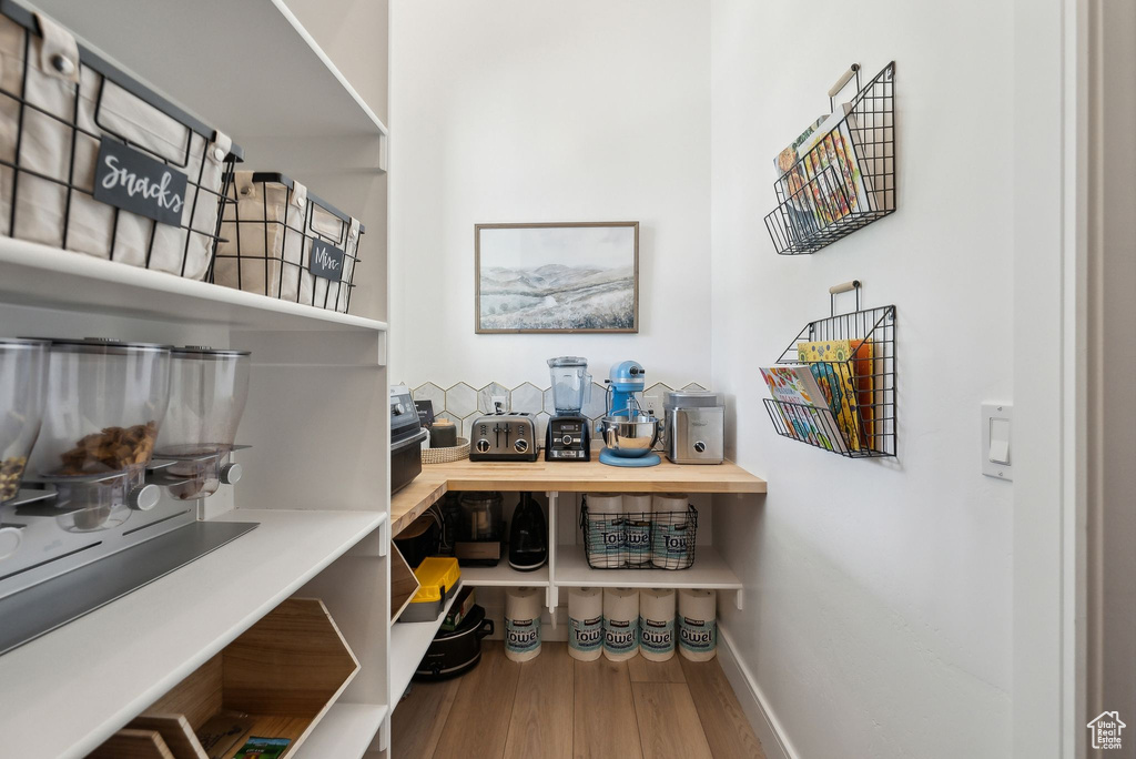 View of storage area