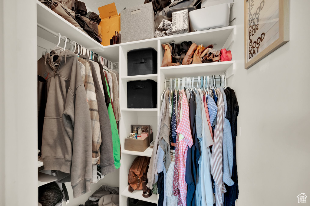 View of closet