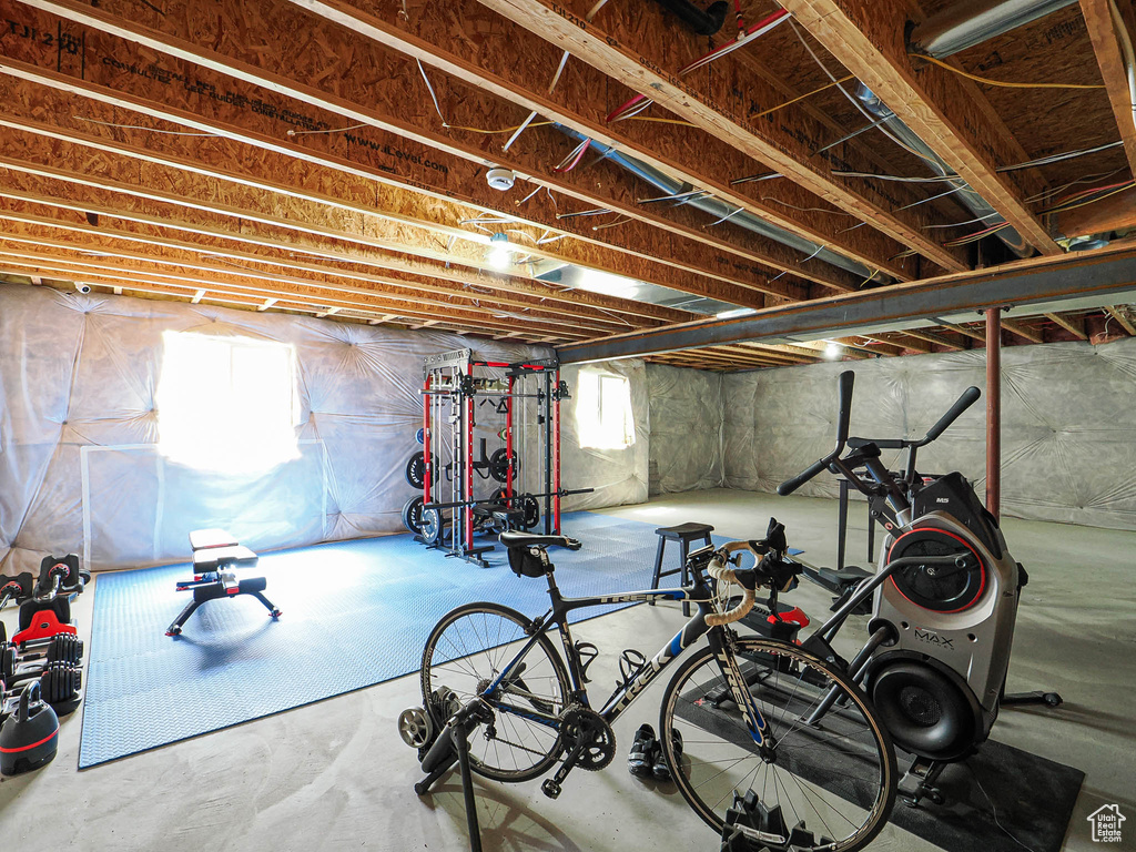 View of exercise area