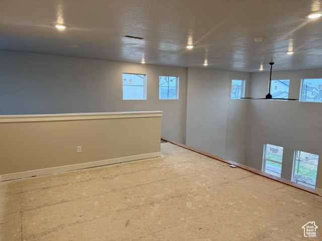 Below grade area with baseboards