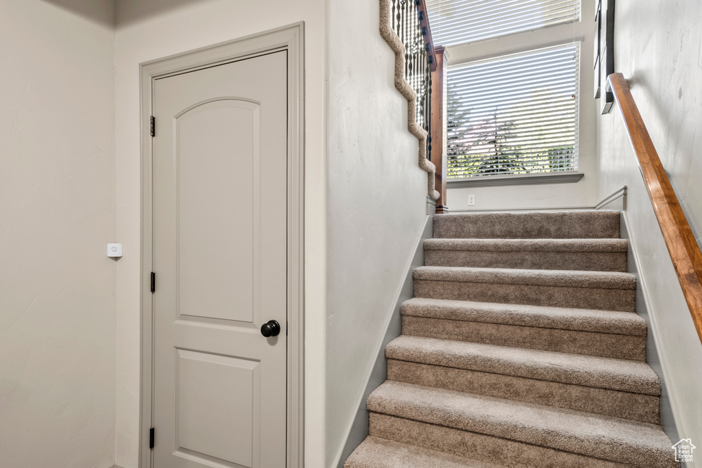 View of stairs
