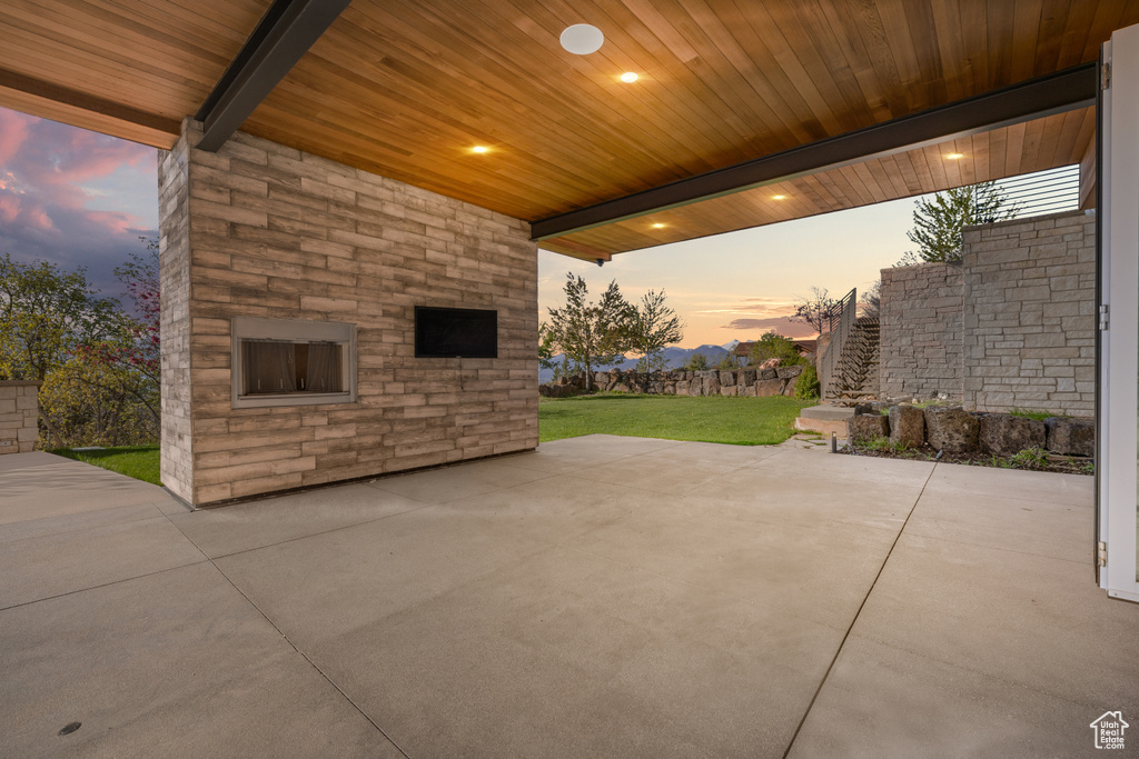 View of patio