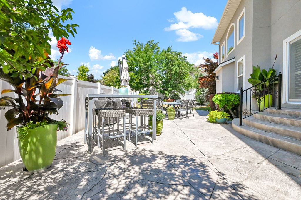 View of patio / terrace with fence