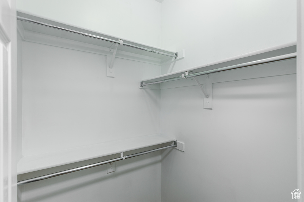 View of spacious closet