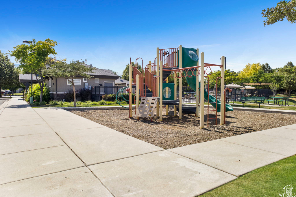 View of community playground