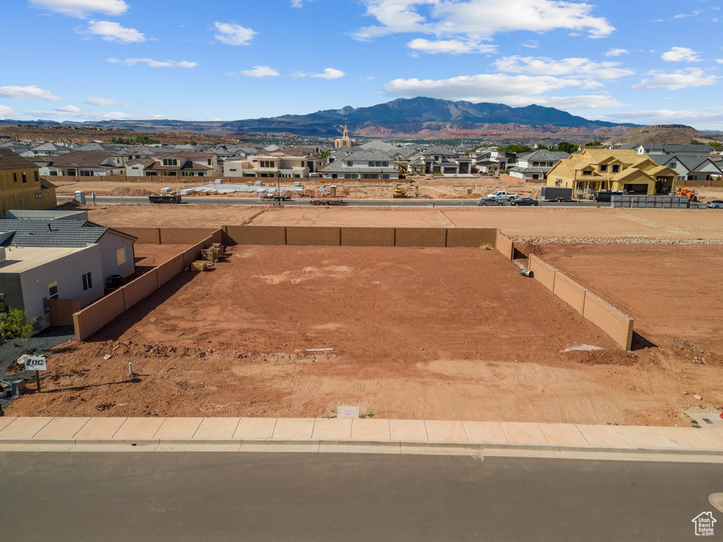 Exterior space featuring a mountain view and a residential view