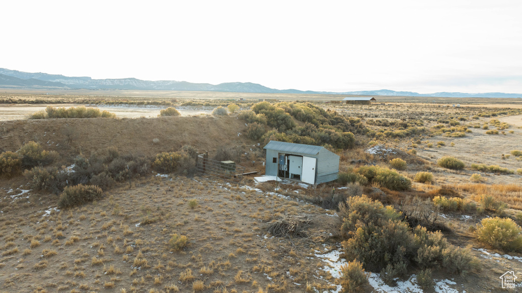 View of mountain feature featuring a rural view